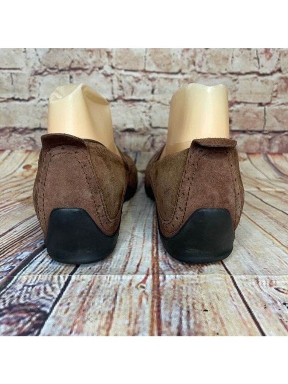 Merrell Plaza Bandeau Cherry Brown Suede Mary Jane Shoes Sz 7.5 - Picture 4 of 9